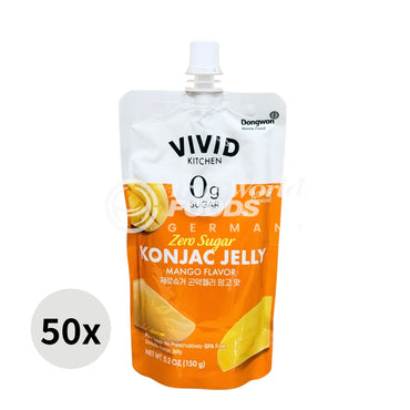 Zero Sugar Konjac Jelly Mango 50x150g