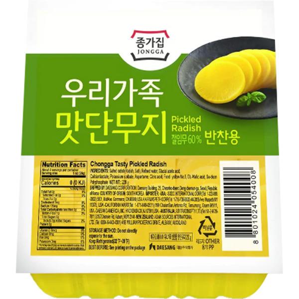 [Jongga] Pickled Radish, Cut Danmuji 24x220g